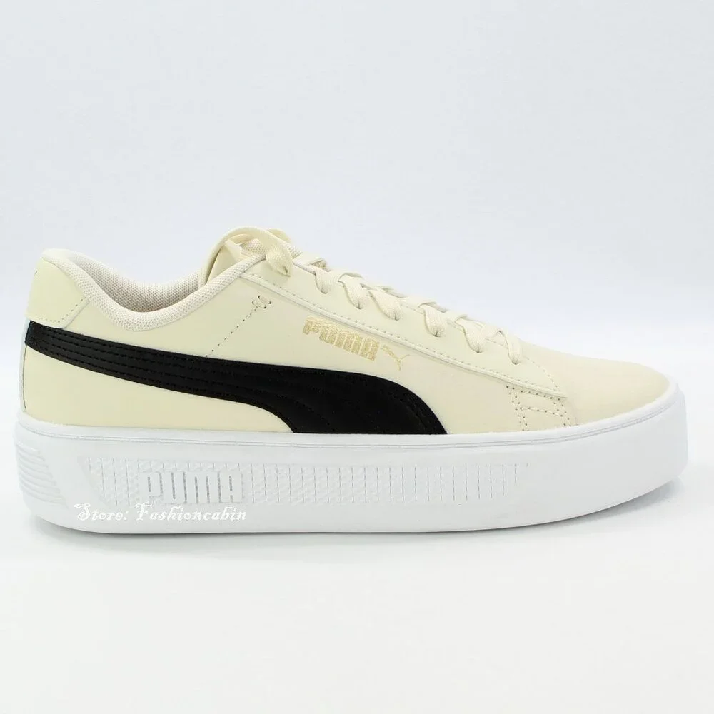 New Puma Smash V3 Platform Sneaker Women's 10 -Comfy for Daily & Streetwear